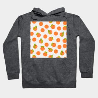 Tangerine background Hoodie